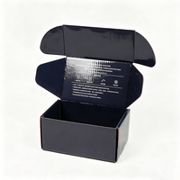 Boîtes d'expédition écologiques pour avions, personnalisables avec logo couleur, en carton ondulé, avec estampage à chaud or, pour emballage cadeau