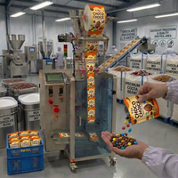 Machine d'emballage automatique de sel et de sucre, machine de remplissage et de scellage de sachets de granulés, machine VFFS en acier de qualité alimentaire