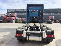 Camion tracteur d'occasion bleu 6x4 460HP ZF 16 vitesses manuel toit haut FOTON Auman ETX 2018 remis à neuf officiellement garantie 6 mois