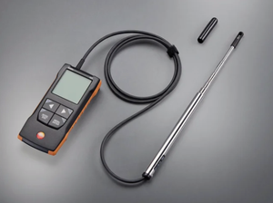 Anémomètre numérique à fil chaud Testo 425 0563 0425 Allemagne – Instrument de mesure de la vitesse et de la température de l'air - Product Image 1