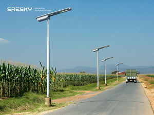 SRESKY 2025 meilleur vendeur intégré extérieur IP65 8800LM réverbère solaire industriel avec écran d'affichage à LED pour une utilisation sur route - Product Image 6