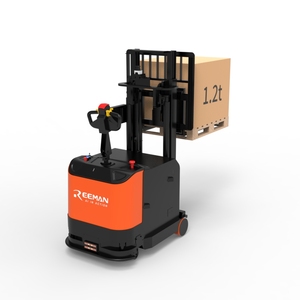 Chariot élévateur à fourche Reeman CBOT12F à navigation laser, moteur AC, batterie lithium-ion 48V 30Ah, capacité de charge 1200 kg, largeur d'allée 3 m - Product Image 2