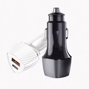 Pujimax อะแดปเ<span class=keywords><strong>ต</strong></span>อร์แปลงไฟสำหรับ<span class=keywords><strong>ชาร์จ</strong></span>ในรถยน<span class=keywords><strong>ต</strong></span>์48วั<span class=keywords><strong>ต</strong></span><span class=keywords><strong>ต</strong></span>์พร้อมพอร์<span class=keywords><strong>ต</strong></span> USB และ USB-C คู่สำหรับ iPhone, Samsung, <span class=keywords><strong>Huawei</strong></span> - Product Image 3