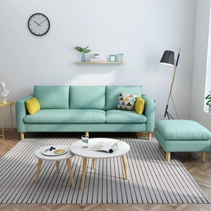 Canapé modulaire futuriste européen moderne 4 <span class=keywords><strong>places</strong></span> en tissu avec <span class=keywords><strong>lit</strong></span> <span class=keywords><strong>superposé</strong></span> intégré pour salon et <span class=keywords><strong>bureau</strong></span> - Product Image 2