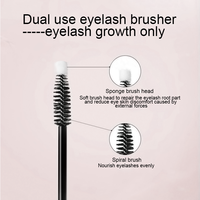 Plastique vide transparent mat de 10ml pour emballage de mascara et d'eye-liner Conteneur de brillant à lèvres pour cosmétiques et faux cils