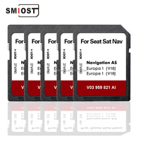 Carte SD personnalisée CID 32 Go pour navigation GPS de voiture Google SMIOST pour Seat Leon Ateca 2023 Navig AS V18
