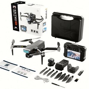 โดรน Kai2 ควบคุมด้วยหน้าจอสัมผัส พับเก็บได้ ใช้งานง่ายสำหรับมือใหม่ มอเตอร์ไร้แปรงถ่าน ระบบกันสั่นสามแกน - Product Image 5