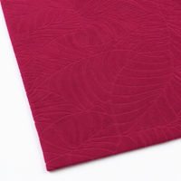 Tissu jacquard tricoté en polyester et élasthanne 100D, respirant, extensible, antistatique, uni, de poids moyen, pour housses de canapé et de siège