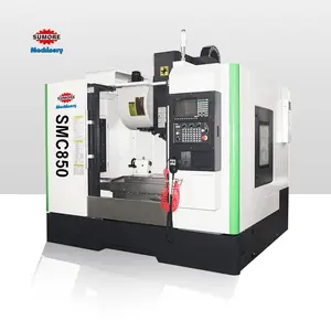 VMC 850 OEM ODM Tiongkok 5 sumbu pusat mesin CNC vertikal VMC850 dengan harga pengendali Fanuc