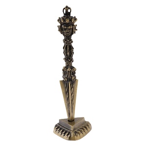 Vajra Phurba de Latón para Meditación y Oración, Dorje de 7 Pulgadas, Ritual Tibetano, Budismo Nepalí, <span class=keywords><strong>Kila</strong></span> Phurpa - Product Image 3