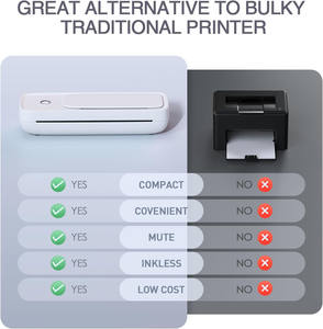 Imprimante thermique sans fil portable mini en gros pour documents et photos de voyage - Product Image 4
