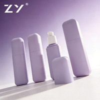 Bouteilles de lotion en plastique mat personnalisables de 30 ml et 50 ml avec pompe |   Emballage cosmétique de voyage de taille réduite provenant d'une usine chinoise