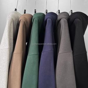 Tùy chỉnh Y2K Zip Up Hoodie Đôi dây kéo quá khổ Boxy hoodie đường phố mặc quần áo các nhà sản xuất chất lượng cao - Product Image 3