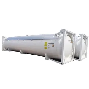 40FT LPG ISO Standard Storage Gas Cryogenic Tank Container for Sale