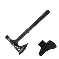 Haute qualité en Nylon fibre de verre poignée feu hache noir tactique chasse multi-fonction Camp hache couteau marteau hache