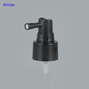 24/410 Schwarz PP Kunststoff Lange Düse Nasenspray abdeckung Fein nebel Mund Frischer Pumpens prüh gerät - Product Image 2