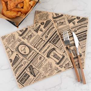 Papel de Envolver Alimentos de Doble Cara, Resistente al Aceite y a la Grasa, Ecológico, Reciclable, para Hamburguesas y Carne, Grado Alimenticio, Venta al por Mayor - Product Image 6