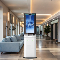 Prix d'usine UK Stand Screen Android Queue Management System Software Self Service Kiosk Machine pour hôpital avec imprimante A4