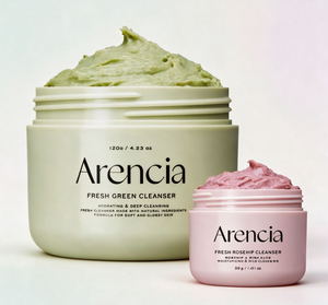 Crème Nettoyante Végétale Arencia Green 120g – Cosmétique Coréen pour le Nettoyage, Extrait Purifiant des Pores, Baume Hydratant Quotidien pour la Peau - Product Image 1
