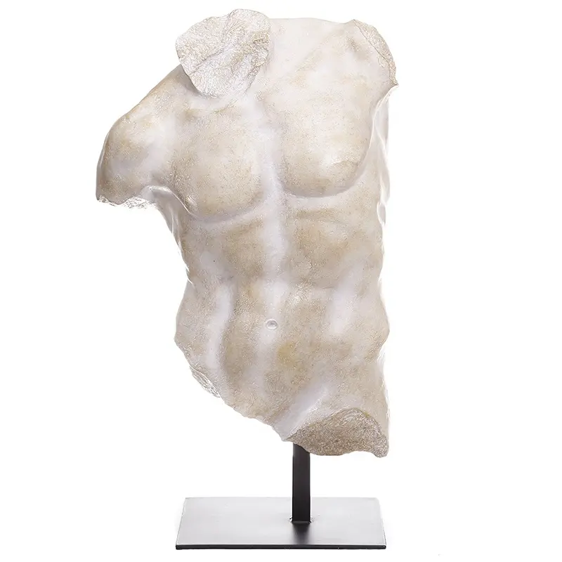 Europese Westerse Half Body Klassieke Beeldhouwkunst Art Tekening Sculptuur Hars Standbeeld
