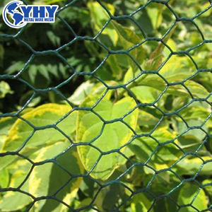 Malla de Alambre de Pollo Recubierta de PVC Verde para Granjas Avícolas, Rollo de Malla Hexagonal para Cercas - Product Image 2