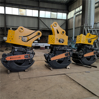 Scie hydraulique multifonctionnelle pour grappin à bois Scie à bois rotative pour grappin à bois