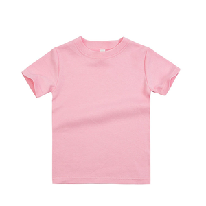 T-shirt à manches courtes 100 % coton pour garçons, anti-transpiration, motif uni, loisirs, vente en gros fabricant - Product Image 2