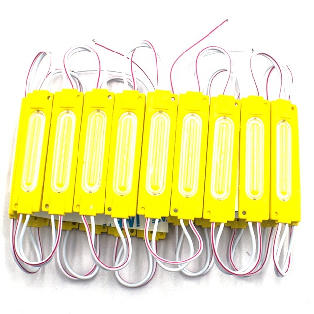 HONGDING Red SMD COB LED Module DC12V 24V  IP65 2W High Power Dimmable Single Lens for Signage & Vehicle Lamps (2-Year Warranty)
