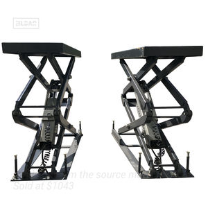 Elevador de tijera pequeño subterráneo 3,5 T, elevador hidráulico de reparación de automóviles con CE - Product Image 4