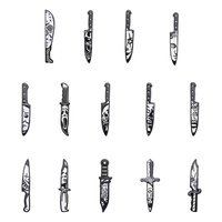 Vente en gros Broche classique pour film d'horreur, télévision, Halloween Broche en métal hurlant Ghostface Killer Alliage Pin Badge