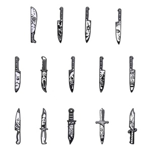 Vente en gros Broche classique pour <span class=keywords><strong>film</strong></span> <span class=keywords><strong>d</strong></span>'<span class=keywords><strong>horreur</strong></span>, télévision, Halloween Broche en métal hurlant Ghostface Killer Alliage Pin Badge - Product Image 2