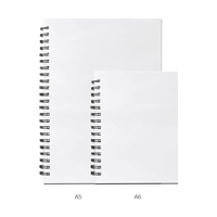 Carnets de notes personnalisés A4 A5 A6 Cahier vierge à bobine de sublimation Impression presse à chaud Couverture en carton pour étudiants et enfants