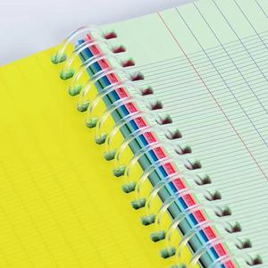 Stock suficiente 300/400/500 páginas A5/A4 tamaños portátiles rejilla de línea francesa cuaderno espiral cubierta gruesa página interior múltiple - Product Image 4
