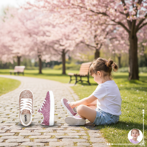 Baskets en toile tendance coréennes OZKIZ N02 pour filles – Mode enfant premium pour 2-7 ans – Chaussures pour enfants printemps/automne en gros - Product Image 3