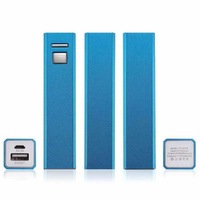 Échantillon gratuit Mini Powerbank 2600mAh Étanche Portable USB Chargeur Smart Device Batterie pour Cadeau Publicitaire