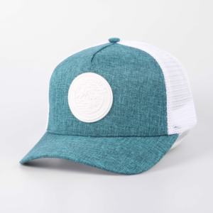 หมวกแก็ปตาข่ายกีฬา5แผงแบบมี2สีตราแผ่นพีวีซี112ริชาร์ดหมวกคนขับรถบรรทุก - Product Image 1