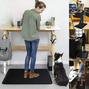 Tapis de sol anti-fatigue moderne pour cuisine, tapis de travail avec mousse confortable en PU et PVC, rembourré et lavable pour cuisine et bureau - Product Image 4