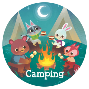Libro Sonoro Interattivo a Tema Campeggio per Esterni, Libro Audio Educativo con Funzione Pressa e Riproduci per Bambini Piccoli e Neonati - Product Image 5