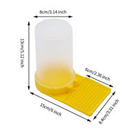 No Drown Bee Feeder Große Kapazität Anti-Drown ing Bee Water Feeder & Sugar Feeder für Honigbienen-Essential Bee keeping Supplies