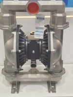Pompe à double diaphragme pneumatique en acier inoxydable de 3 pouces PD30A-BSS-STT à haut débit et prix compétitif pour le traitement des eaux usées / Pompe à diaphragme pneumatique
