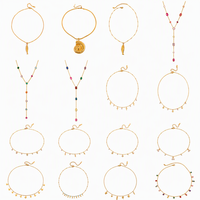 Collier personnalisé en acier inoxydable pour femme, plaqué or 18 carats, multi-couches, avec pendentif breloque Océan et Plage, bijou de luxe