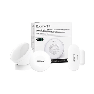 Système d'alarme de sécurité domestique intelligent Ezviz A3 System R200 Kit Blanc avec application exclusive HomeKit, sans caméra, compatible iOS - Product Image 2