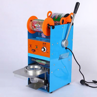 Scelleuse numérique manuelle pour gobelets de thé au lait, machine à sceller les gobelets en plastique, scelleuse automatique pour thé au lait Boba pour gobelets extra petits