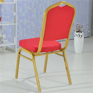 Modern Design Comfortable Restaurant Stackable <b>Velvet</b> Fabric Hotel Banquet <b>Chairs</b> - Product Image 2