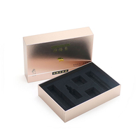Boîte d'emballage cosmétique en carton rigide avec couvercle et base, logo personnalisé, emballage pour soins de la peau, maquillage, beauté, OEM ODM, boîtes cadeaux en papier, vente en gros