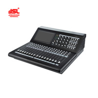 Console de mixage numérique JSL 32 canaux, écran tactile 10 pouces, 17 faders motorisés, enregistreur USB, DSP, contrôle iPad pour groupe live et conférences