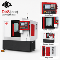 Tour CNC miniature SIEG De8(iKC8) avec portée de 350 mm, broche A2-5, 4 kW, ATC 8 stations, pour laboratoire et éducation, fourni par l'usine
