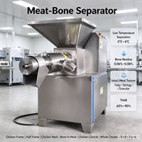 Machine industrielle de séparation osseuse et de viande pour volailles, à faible résidu d'os, pour le désossage de poulet et de lapin, destinée à la production de saucisses