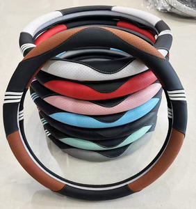 Terbaik bulu hangat lembut roda kemudi mobil melindungi dekorasi penutup bulu Aksesori Mobil - Product Image 3