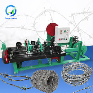 Máquina de Soldadura de Alambre de Púas de Hierro Trenzado Simple y Doble para Fabricar Alambre de Púas, Fabricante OCEAN China - Product Image 1